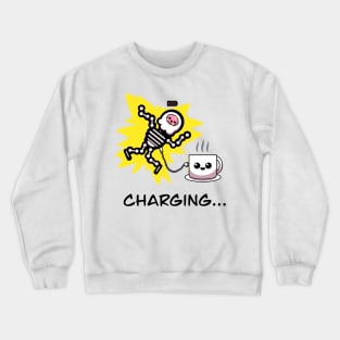 Coffee Charging Crewneck Sweatshirt